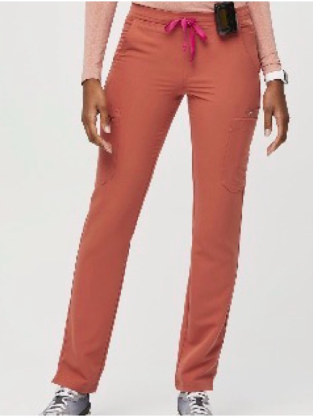 FIGS Terracotta Yola pants in Medium Regular